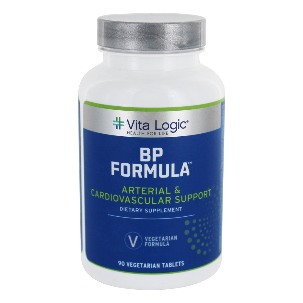 Sangue Pressão Fórmula Arterial & Cardiovascular Apoiar - 90 Comprimidos vegetarianos Vita Logic
