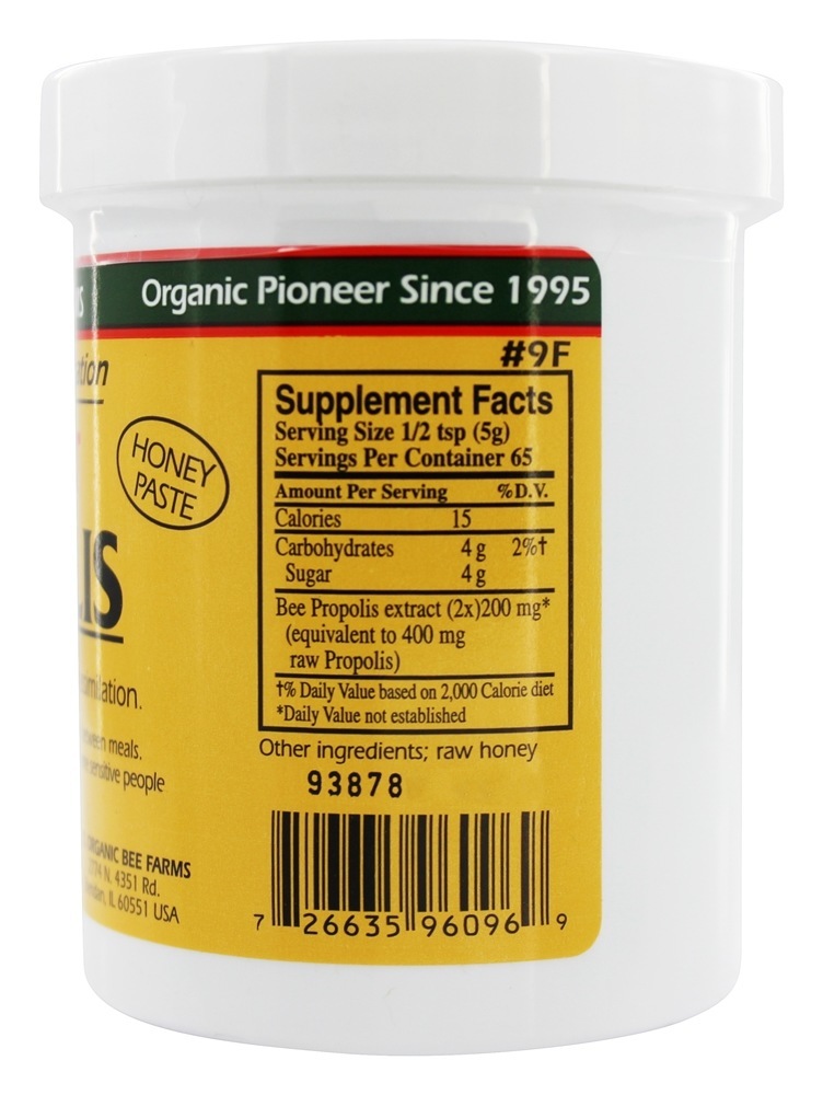 Própolis em mel 110000 mg. - 11.4 oz. YS Organic Bee Farms - Imagem 2