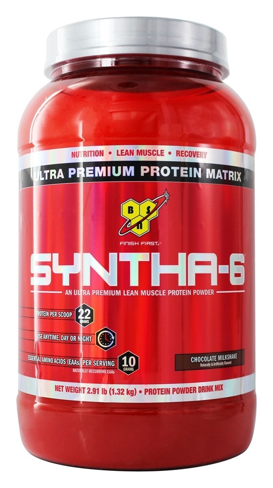 Syntha-6 Proteína em Pó de Liberação Constante Sabor Milkshake de Chocolate - 2.91 lbs. BSN