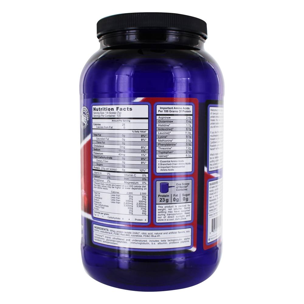 Néctar Soro de leite coalhado Proteína Isolar Retorcido Cereja - 2 lbs. Syntrax - Imagem 2