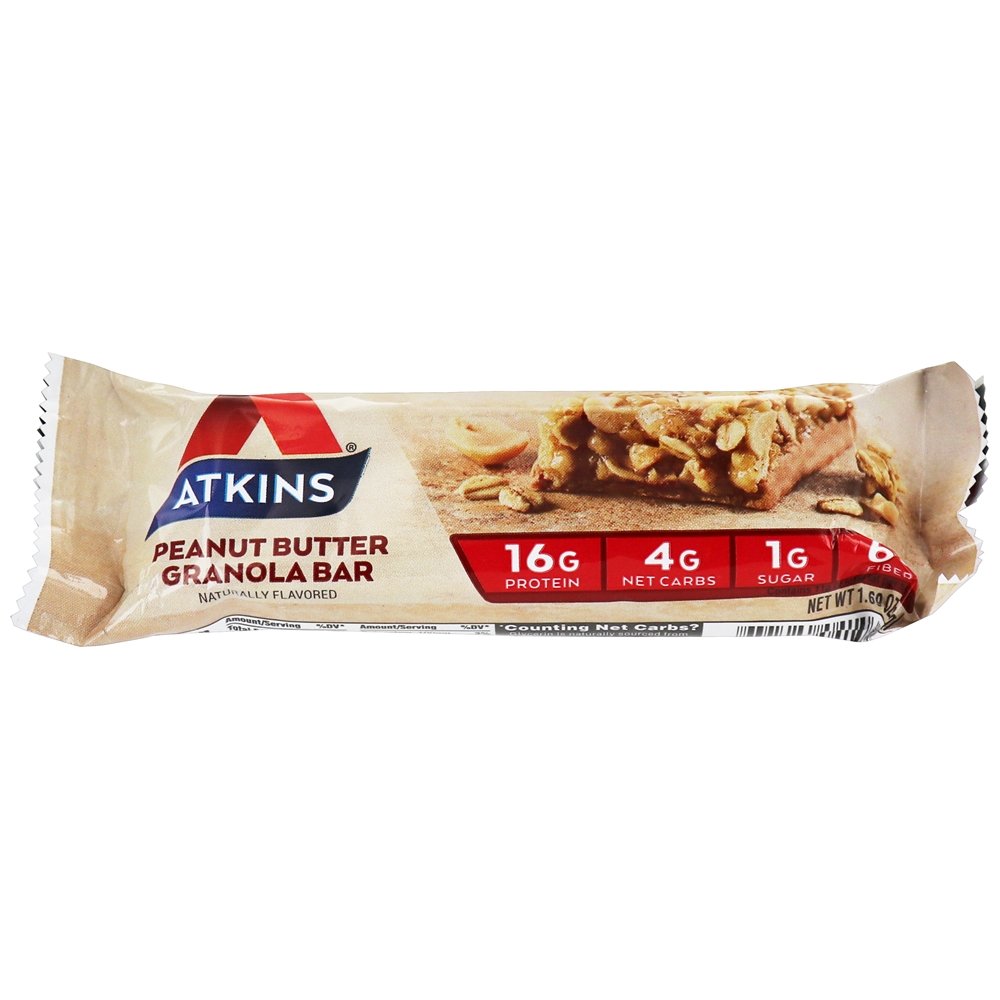 Barras De Refeição De Retido De Proteínas Granola De Amendoim De Amendoim - 5 Barras Atkins - Imagem 2