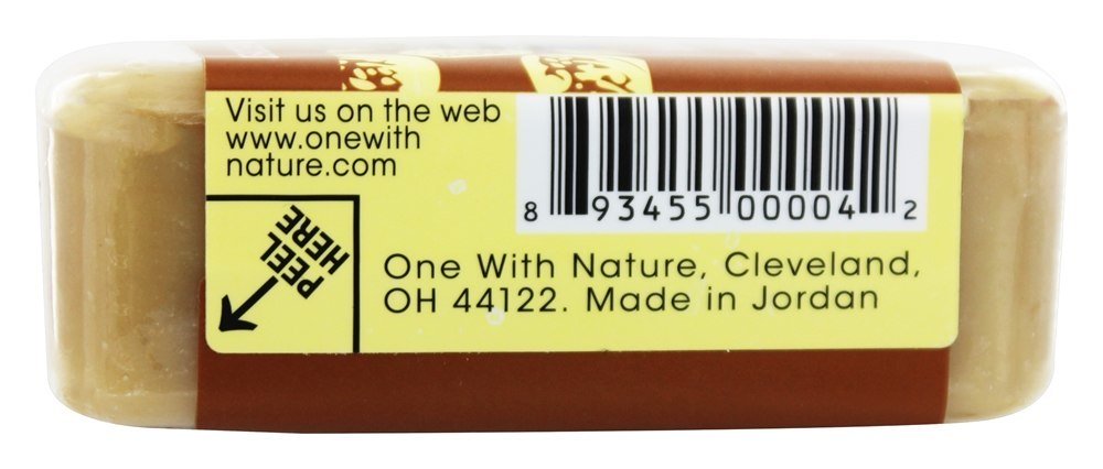 Amêndoa exfoliante suave de sabão mineral de barra de mar morto - 7 oz. One With Nature - Imagem 3