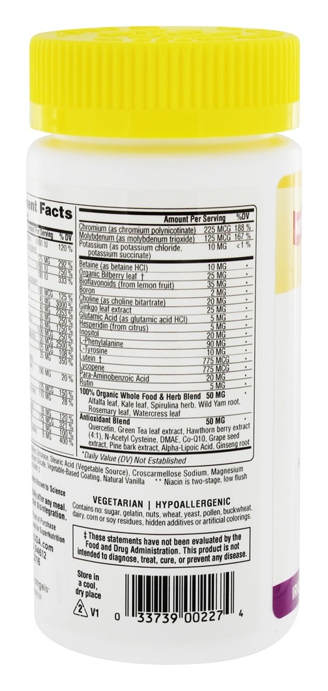 Simply One Multivitamínico Para Mulheres Com +50 Anos Potência Tripla Sem Ferro - 30 Tablets Super Nutrition - Imagem 3
