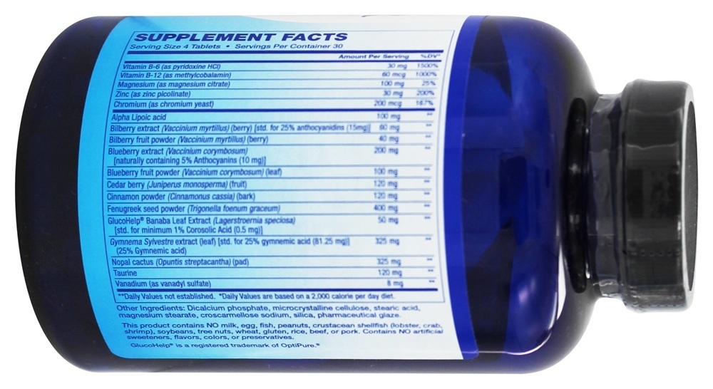 Sugar Balance Para Manutenção de Açúcar no Sangue - 120 Tablets Dr. Venessa's Formulas - Imagem 2