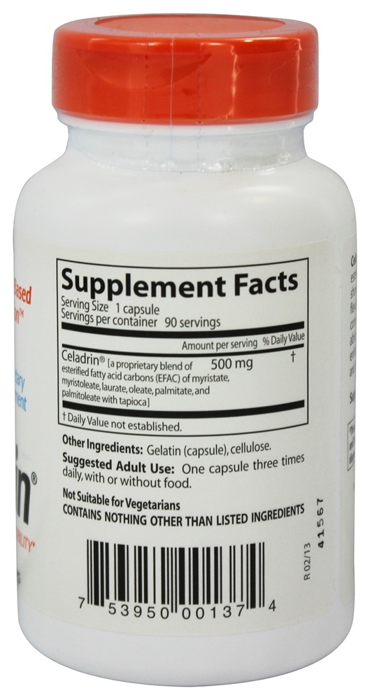 Celadrin 500 mg. - Cápsulas 90 Doctor's Best - Imagem 2
