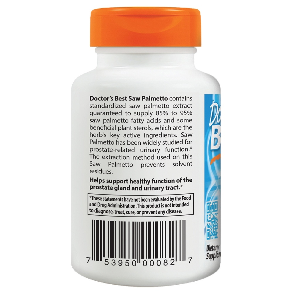 Extrato de Saw Palmetto 320 mg. - 60 Softgels Doctor's Best - Imagem 3