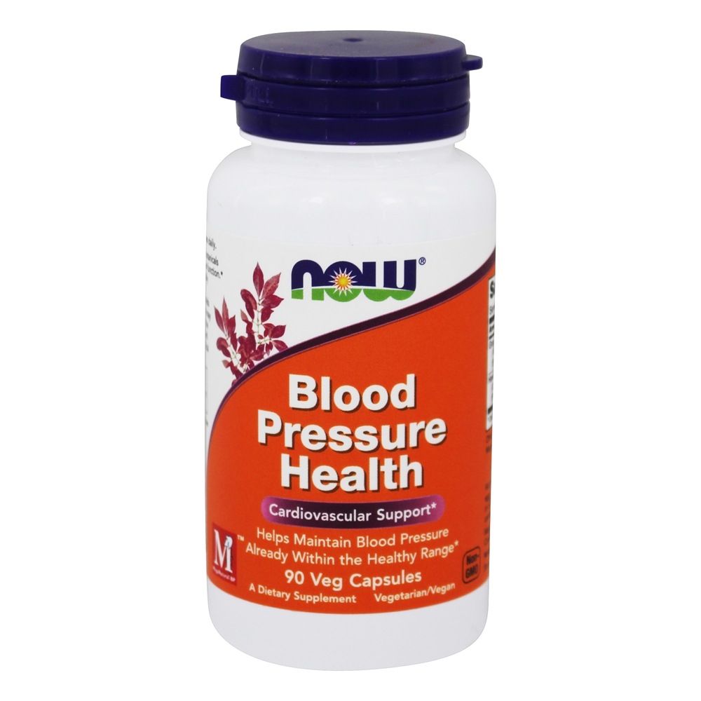 Blood Pressure Health Suporte Cardiovascular - 90 Cápsula (s) vegetal (s) NOW Foods