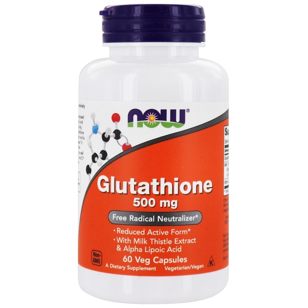 Neutralizador radical livre de glutationa 500 mg . - Cápsulas vegetarianas 60 NOW Foods