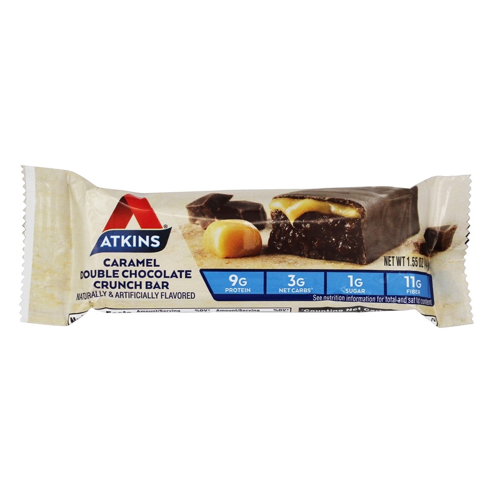 Lanche Barras Caixa Caramelo Dobrar Chocolate Crise - 5 Barras Atkins - Imagem 5