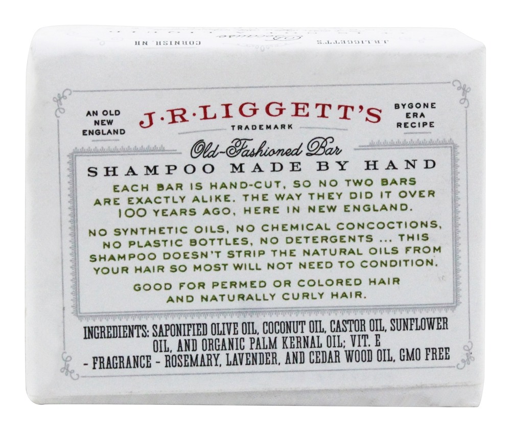 Fórmula à base de ervas de shampoo antiquado - 3.5 fl. oz. JR Liggett's - Imagem 3