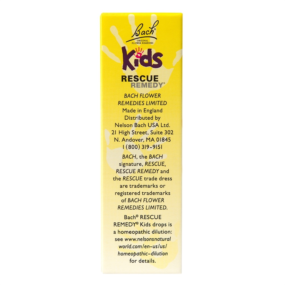 Resgate Remédio Kids Natural Stress Relief Dropper - 10 ml. Bach - Imagem 5