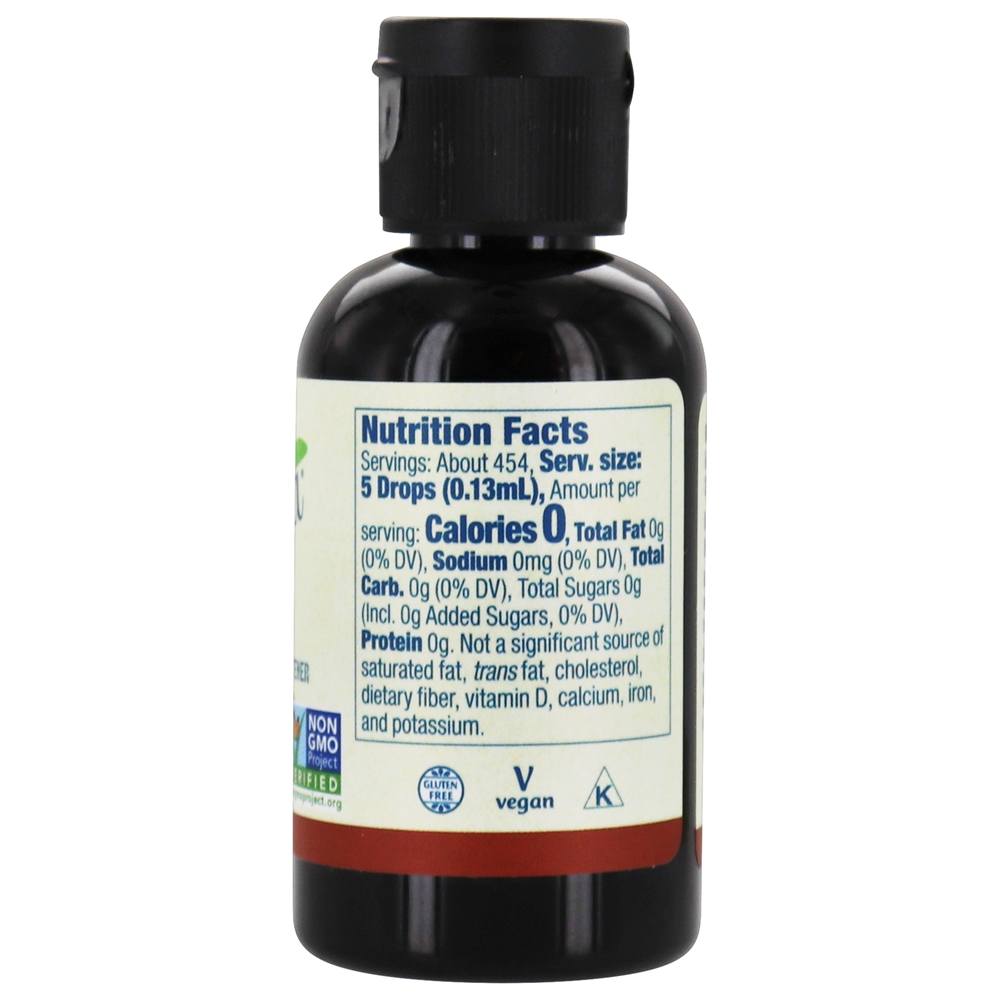 BetterStevia Adoçante Líquido Avelã - 2 fl. oz. NOW Foods - Imagem 3