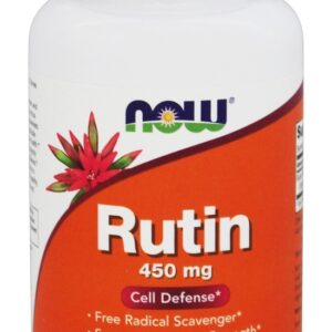 Proteção Antioxidante de Rutina 450 mg. - 100 Cápsula (s) vegetal (s) NOW Foods