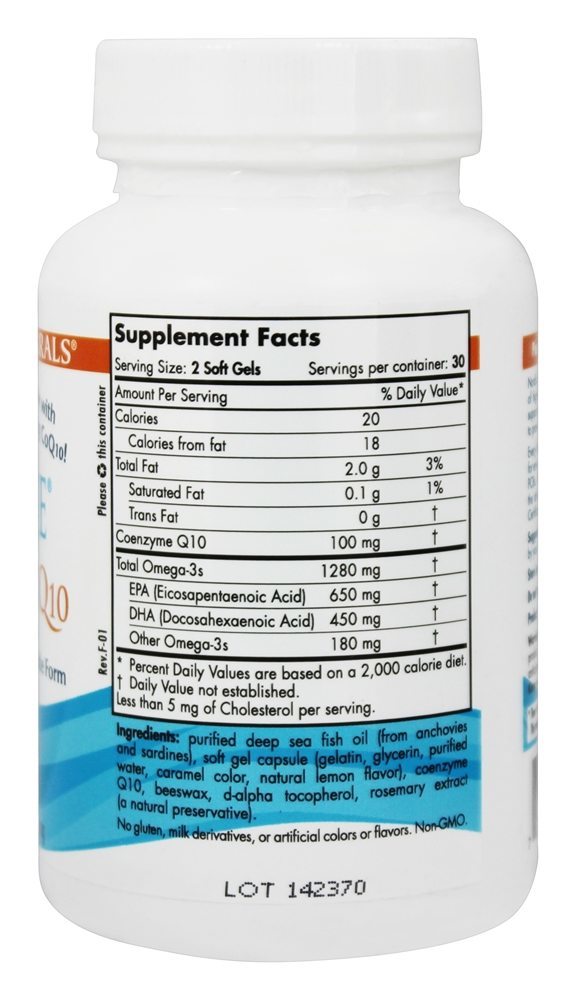Ultimate Omega Óleo de Peixe Purificado + CoQ10 1000 mg. - 60 Softgels Nordic Naturals - Imagem 2