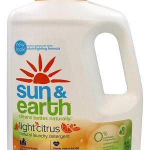Comprar detergente de lavanderia natural 52 para 100 carrega citrus claro - 100 fl. Oz. Sun & earth preço no brasil decoração de casa produtos naturais para o lar suplemento importado loja 283 online promoção -