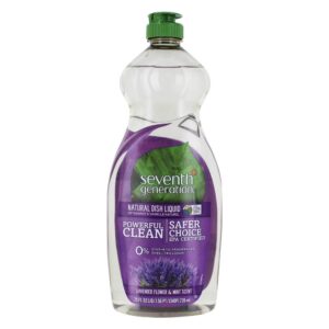 Flor & hortelã líquidas da lavanda do prato natural - 25 fl. oz. Seventh Generation