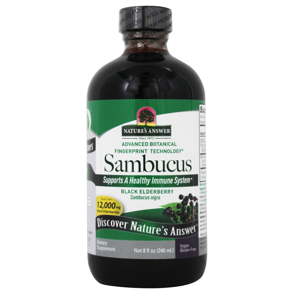 Original Sambucus - 8 fl. oz. Nature's Answer - Imagem 2