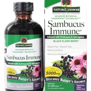 Comprar sambucu imune preto ancião baga - 4 fl. Oz. Nature's answer preço no brasil ervas sabugueiro suplemento importado loja 17 online promoção -