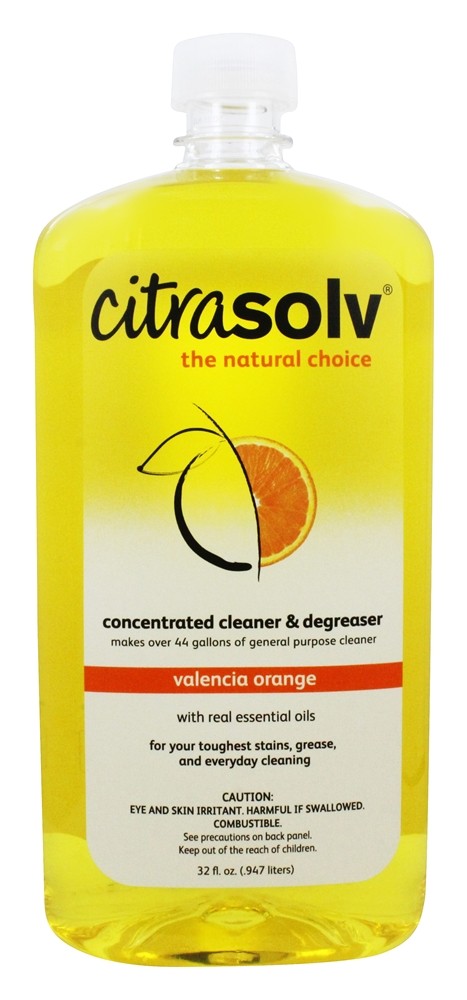 Líquido de limpeza e desengordurante líquido concentrado Valencia Orange - 32 fl. oz. Citra Solv
