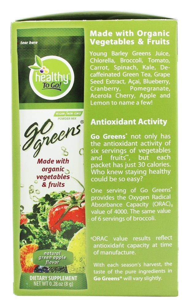 Saudável para ir ir frutas verdes - 24 Pacotes (s) To Go Brands - Imagem 4