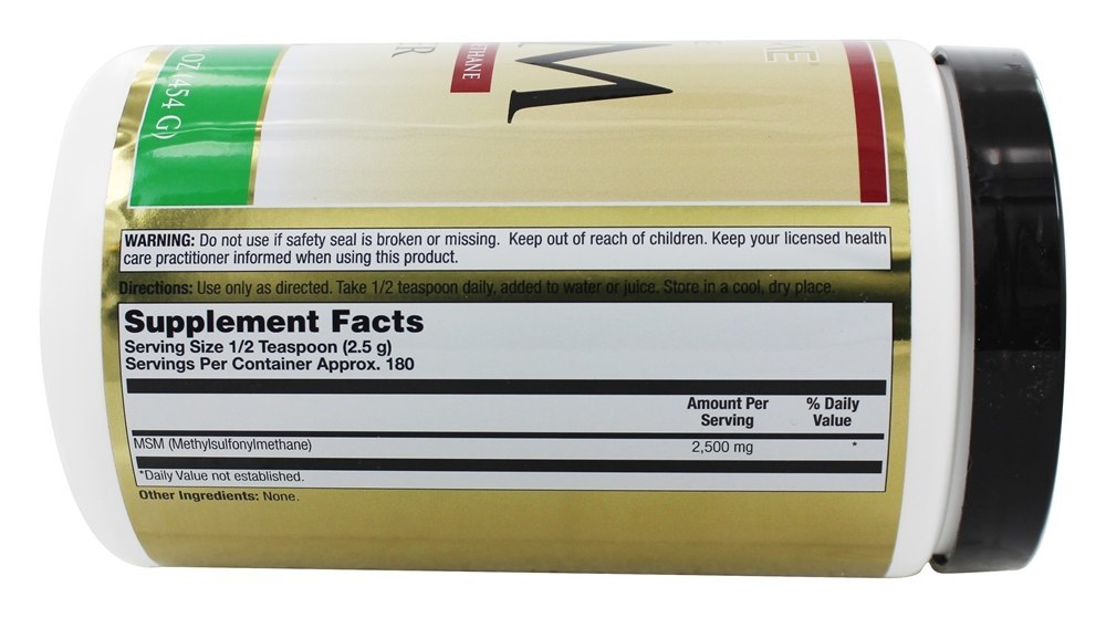 100 % Pure MSM em pó - 16 oz. LifeTime Vitamins - Imagem 2
