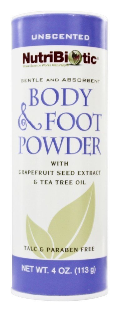 Natural Corpo & Pé Pó Unscented - 4 oz. Nutribiotic