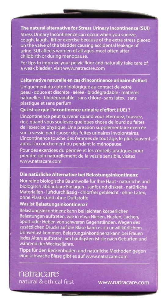 Almofadas naturais secas e leves para uma bexiga sensível - 20 Almofadas Natracare - Imagem 4