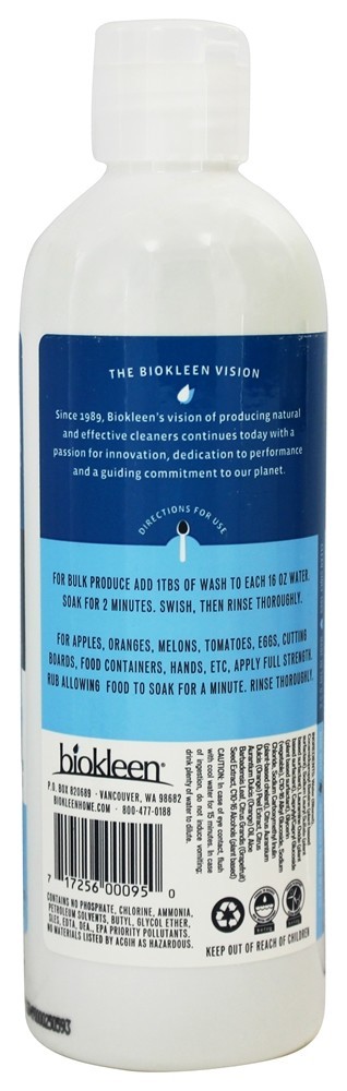 Produzir Lavar Toranja Semente & Cal Casca Extrair Limpeza Poder - 16 fl. oz. Biokleen - Imagem 2