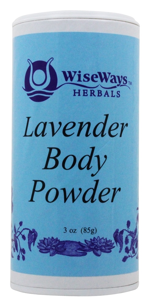 Alfazema do pó do corpo - 3 oz. Wise Ways
