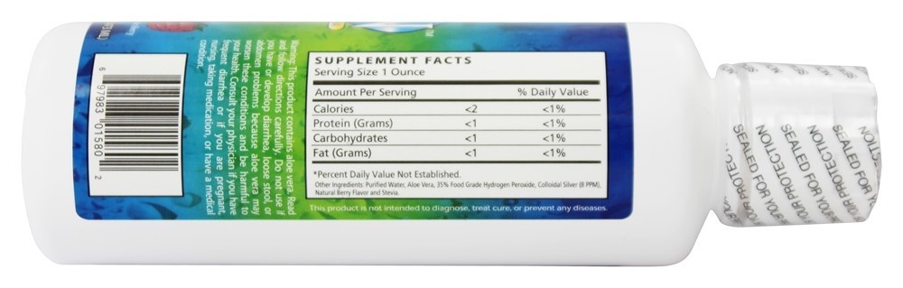 Oxigênio com Prata Coloidal e Aloe Vera Sabor Fruto da Montanha - 16 oz. OxyLife Products - Imagem 2