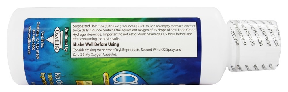 Oxigênio com Prata Coloidal e Aloe Vera Sabor Fruto da Montanha - 16 oz. OxyLife Products - Imagem 3