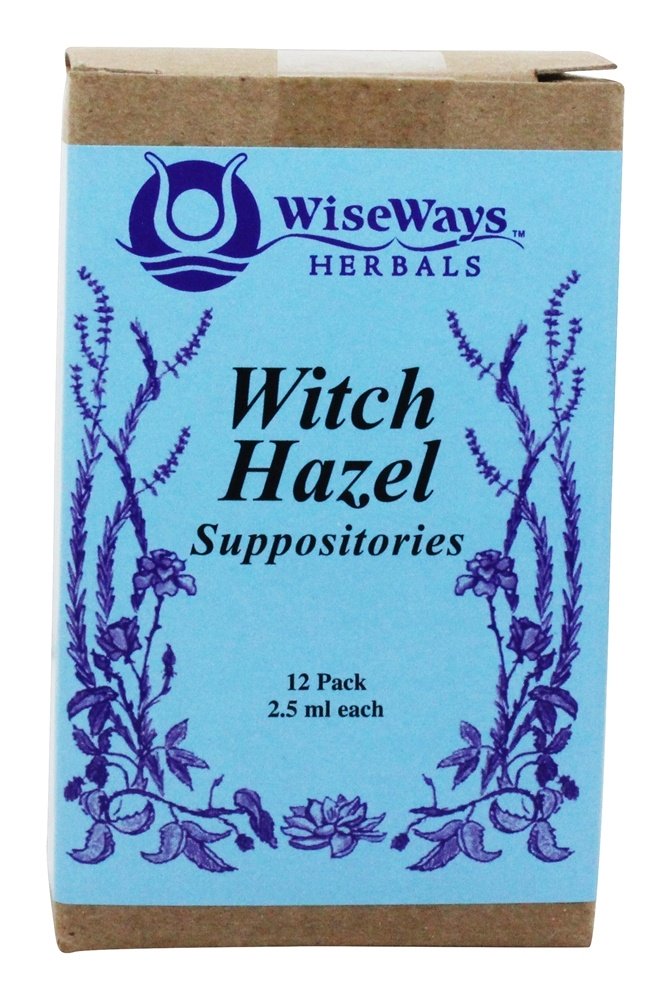Supositórios de hamamélis - 12 Pacote (s) Wise Ways