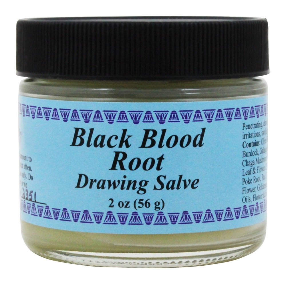Salve de desenho de raiz de sangue preto - 2 oz. Wise Ways