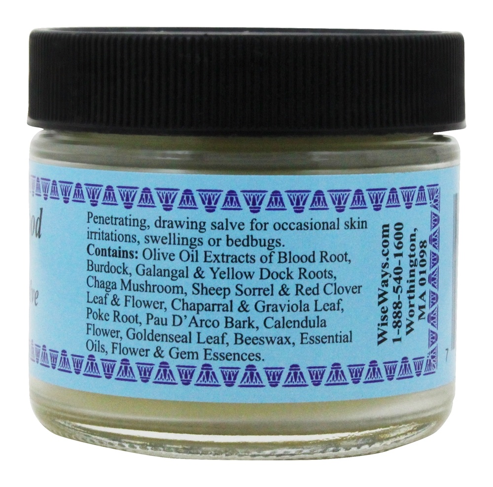 Salve de desenho de raiz de sangue preto - 2 oz. Wise Ways - Imagem 2