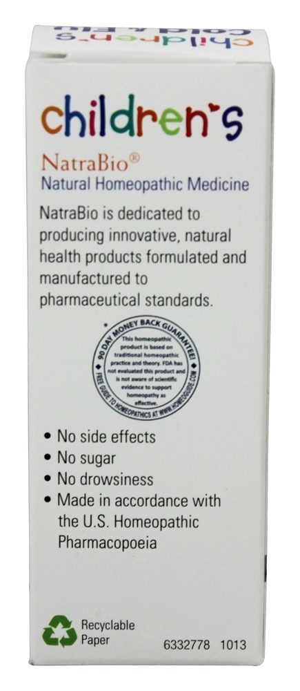 Frio para crianças e alívio da gripe - 1 fl. oz. NatraBio - Imagem 4