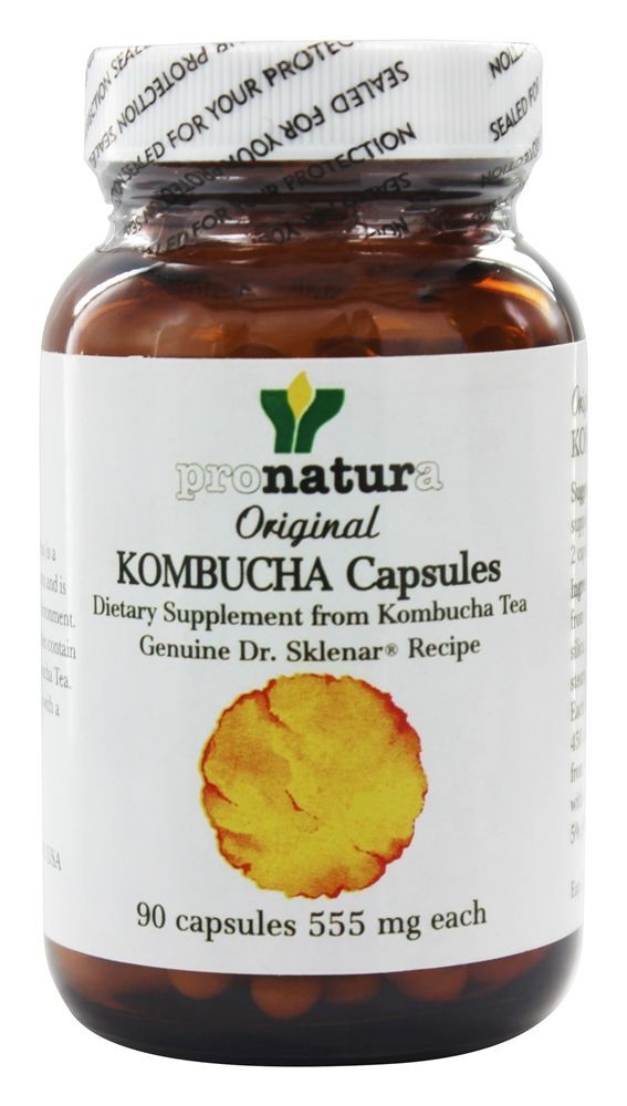 Cápsulas Originais de Kombuchá 555 mg. - Cápsulas 90 Pronatura