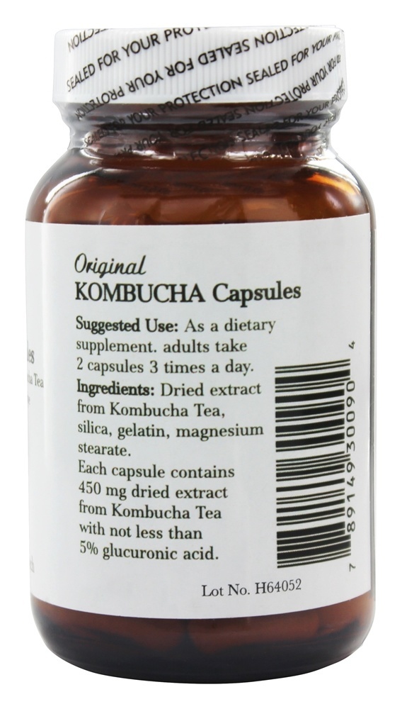 Cápsulas Originais de Kombuchá 555 mg. - Cápsulas 90 Pronatura - Imagem 2