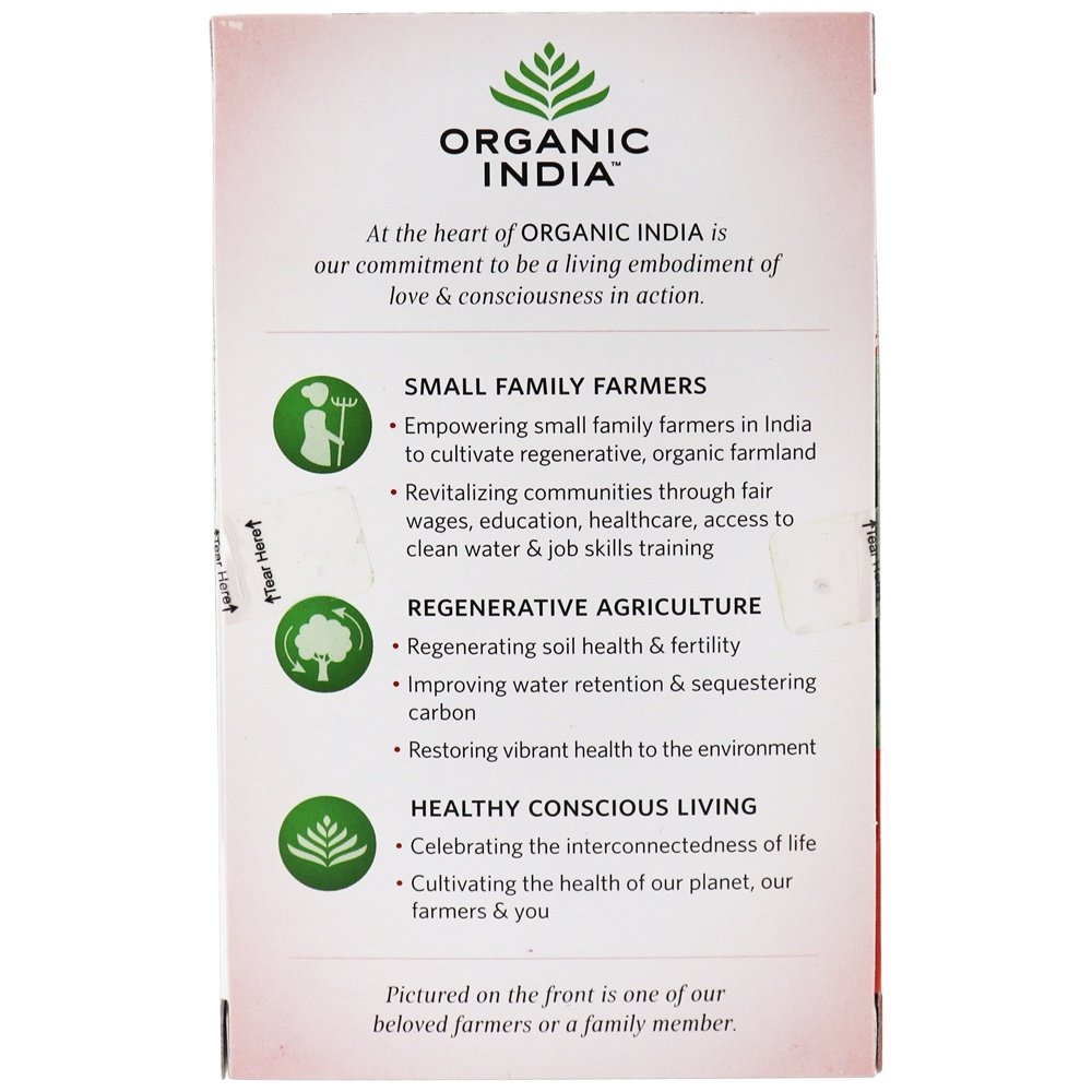 Tulsi Chá Masala Chai - 18 Saquinhos de Chá Organic India - Imagem 3