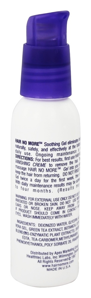 Gel Suavizante de Inibidor Capilar Avançado - 2 fl. oz. Hair No More - Imagem 2