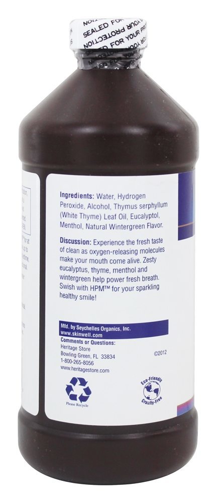 Original do Mouthwash do peróxido de hidrogênio de HPM - 16 fl. oz. Heritage - Imagem 2