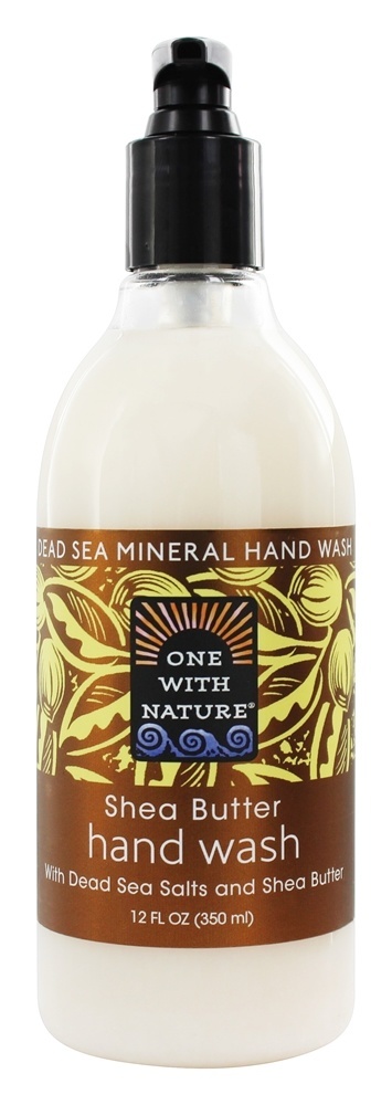 Manteiga de Karité de Lavagem de Mãos Mineral do Mar Morto - 12 fl. oz. One With Nature