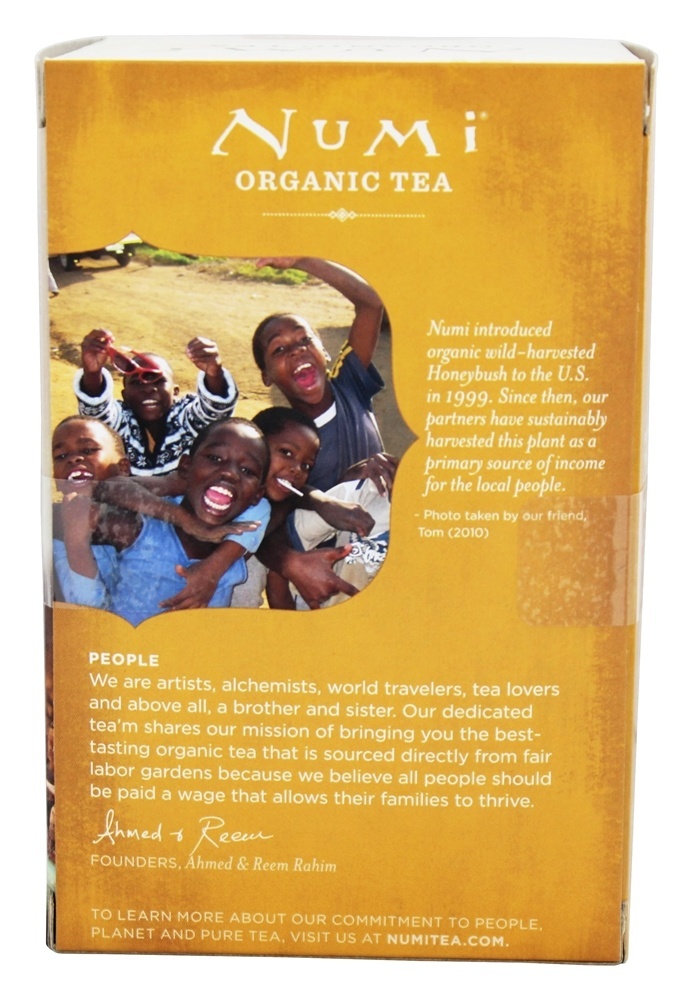 Chá de ervas Melbush - 18 Saquinhos de Chá Numi Organic - Imagem 4