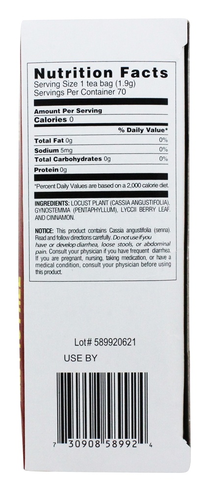 Trim-Maxx Herbal Dieter chá para homens e mulheres pau de canela - 70 Saquinhos de Chá Body Breakthrough - Imagem 4