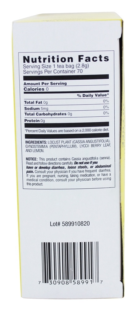 Trim-Maxx Herbal Dieter chá para homens e mulheres Lemon Twist - 70 Saquinhos de Chá Body Breakthrough - Imagem 2