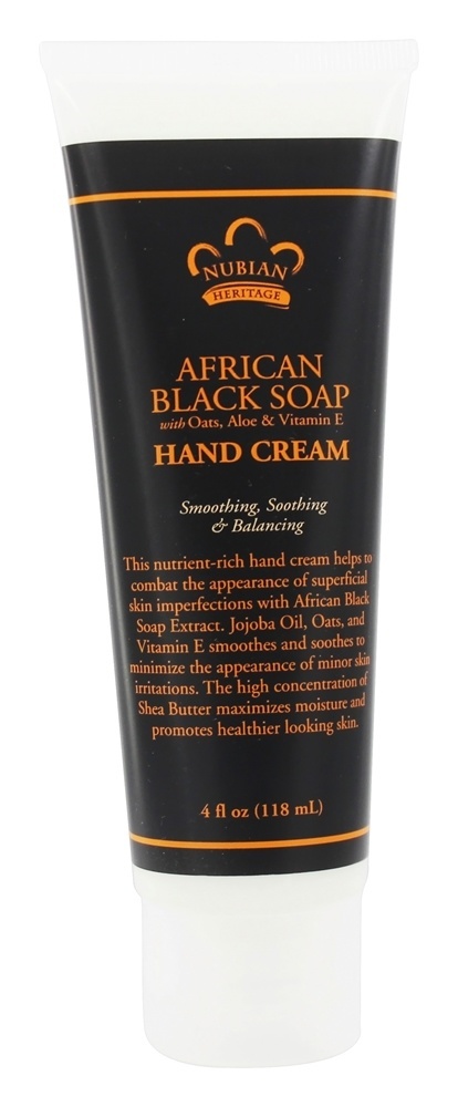 Sabonete Preto Africano Creme para as Mãos - 4 fl. oz. Nubian Heritage