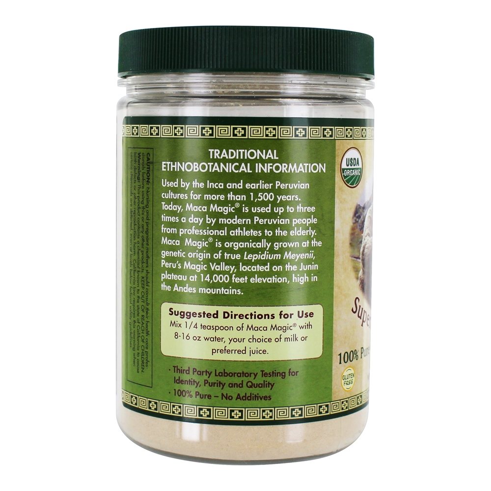 100 % Pure pó orgânico de raiz de maca - 1.1 lb. Maca Magic - Imagem 4