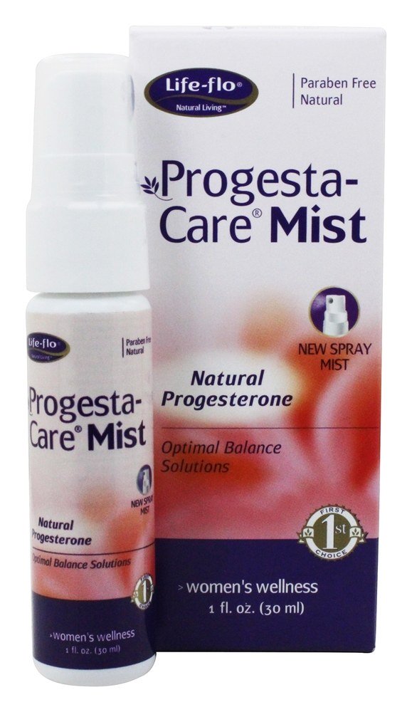 Progesta-Care Mist Progesterona Natural Sem Perfume - 1 oz. Life-Flo