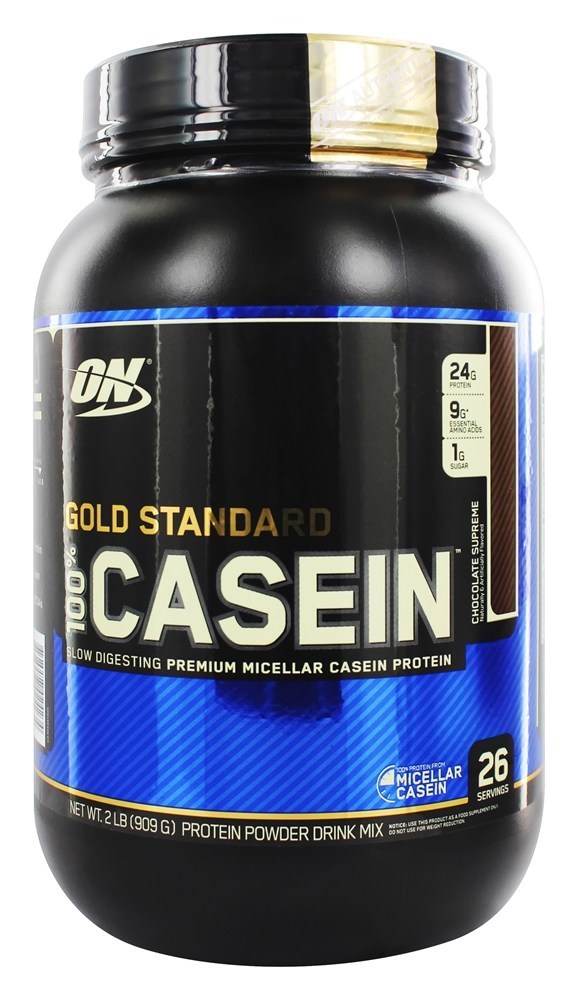 100% Caseína Ouro Padrão Chocolate Supremo - 2 lbs. Optimum Nutrition