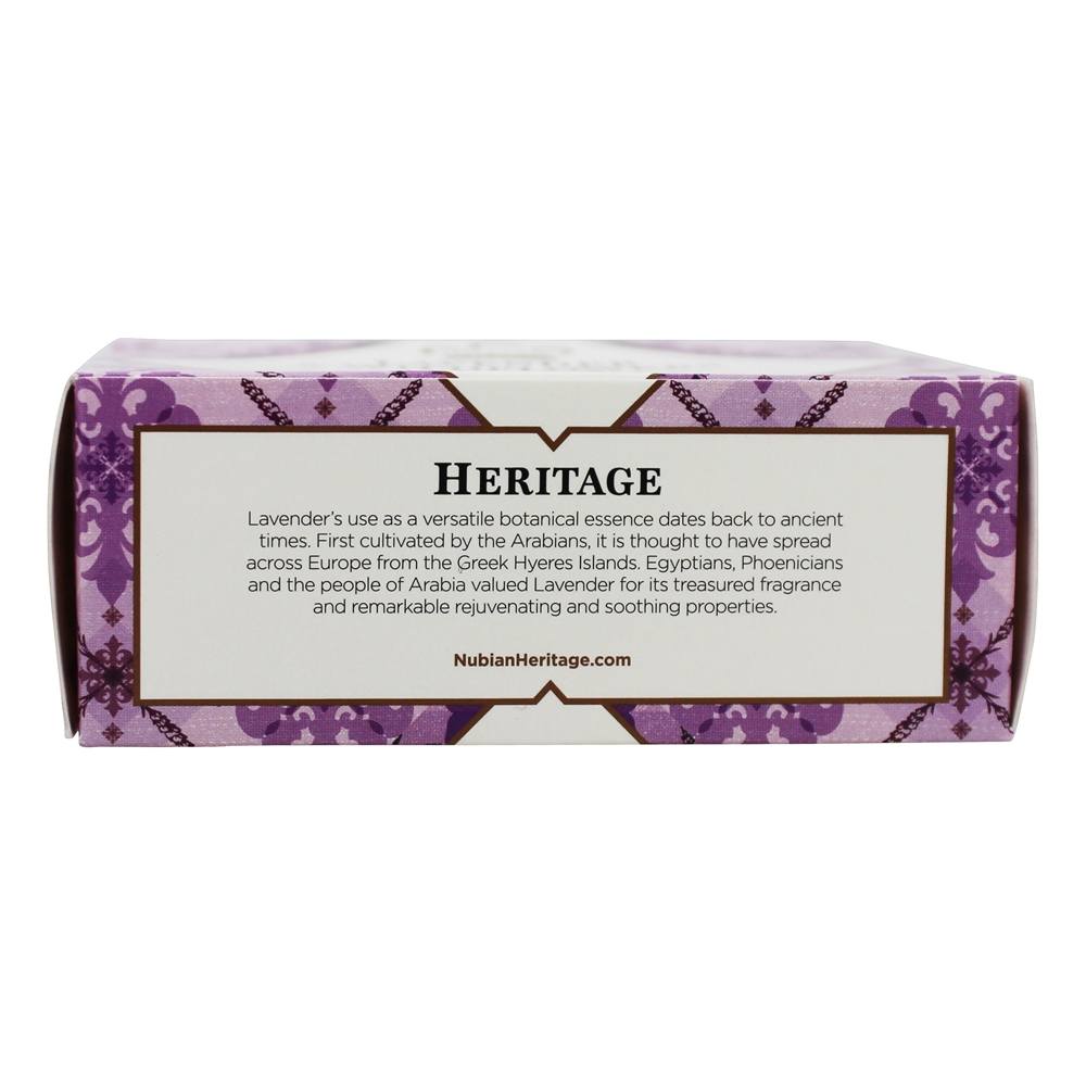 Sabonete em barra de manteiga de karité com lavanda e flores silvestres - 5 oz. Nubian Heritage - Imagem 5