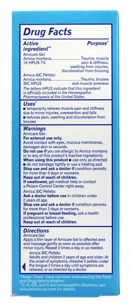 Arnicare Creme com Arnica 30C Tube Value Pack Alívio da Dor Homeopática - 2 Contagem Boiron - Imagem 2